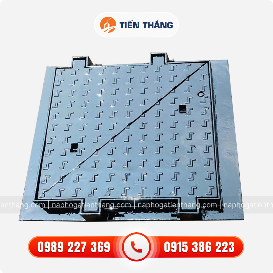 Nắp Bể Cáp Gang 2 Cánh