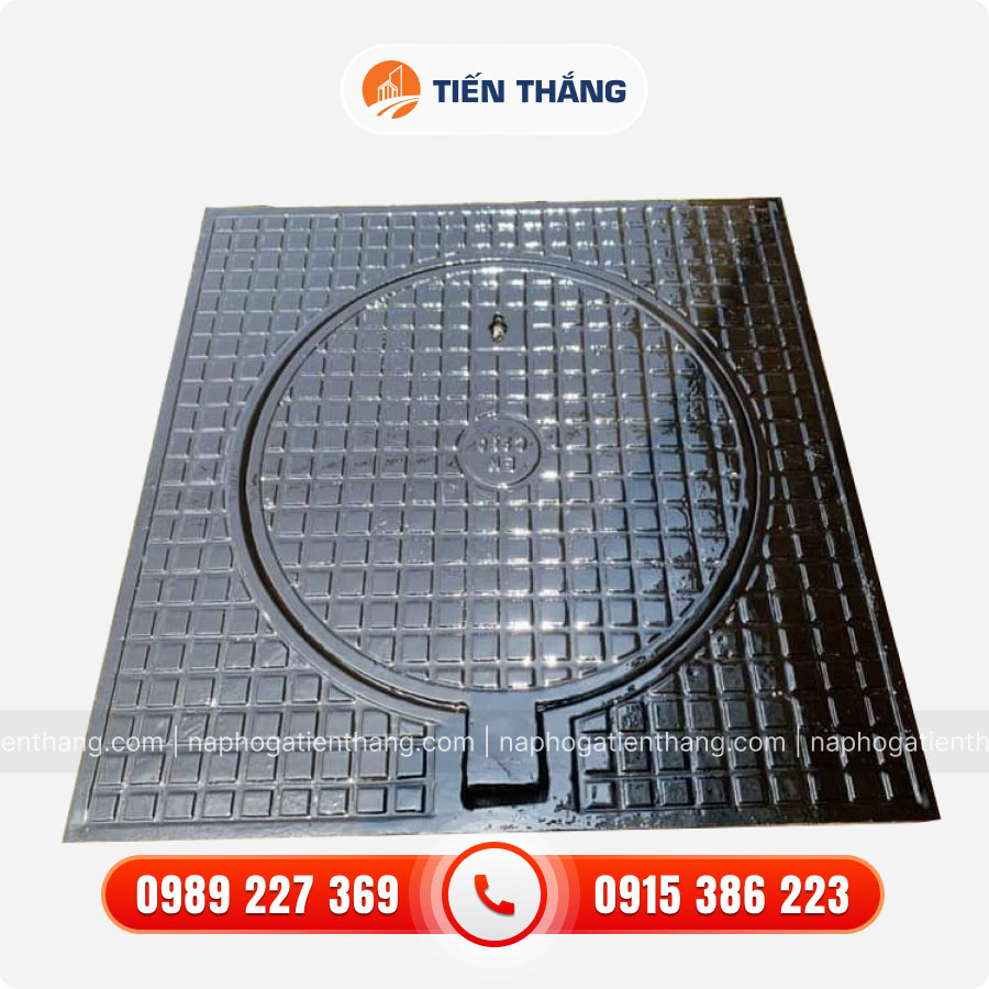 Nắp Hố Ga Gang Khung Dương Nắp Tròn