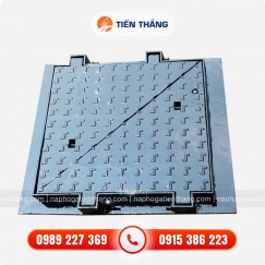 Nắp Bể Cáp Gang 2 Cánh