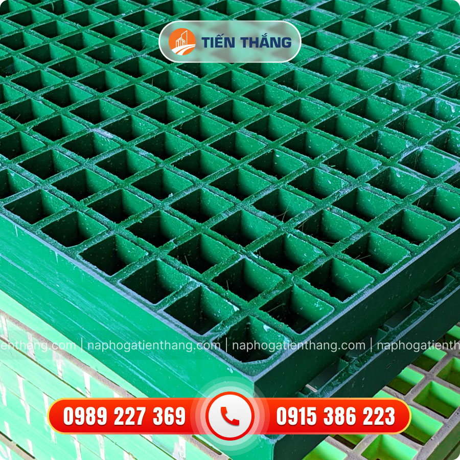Tấm Sàn FRP Xanh Lá Cây