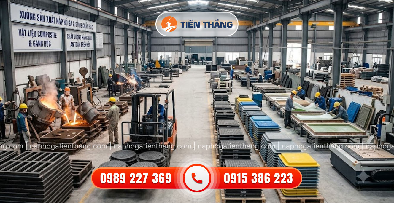Nhà máy sản xuất nắp hố ga song chắn rác toàn quốc